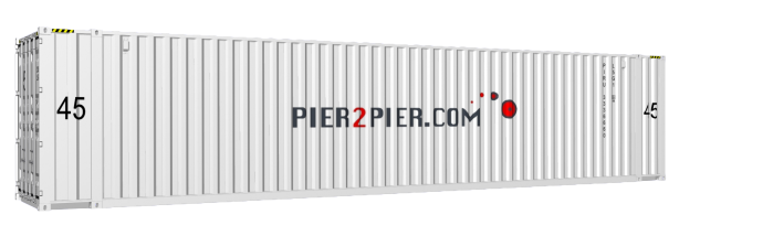 45HC container picture rotated 60 degrees