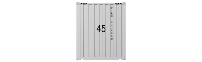 45HC container picture rotated 180 degrees