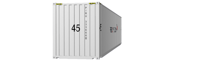 45HC container picture rotated 190 degrees