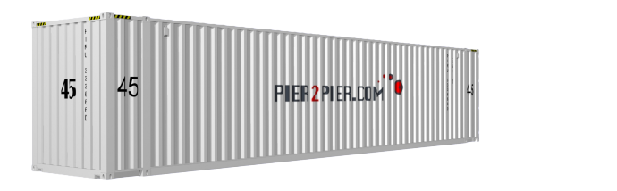 45HC container picture rotated 220 degrees