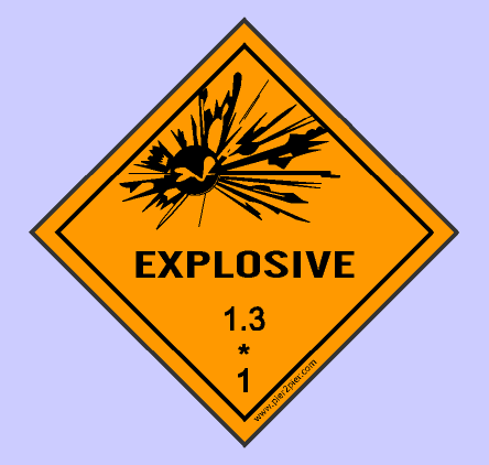 IMDG Class 1 - Explosives