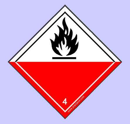 IMDG Class 4 - Flammable Solids